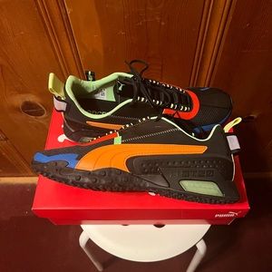 Puma H.ST.20 Kit 2 Black/Vibrant Orange Training Sneakers Mens Size 11